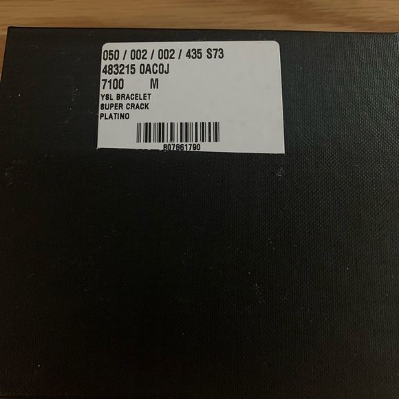 YVES SAINT LAURENT MONOGRAM DOUBLE WRAP BRACELET - Picture 7 of 10